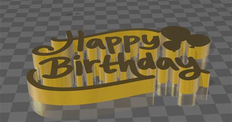 happy birthday 3d print|Iba pa.